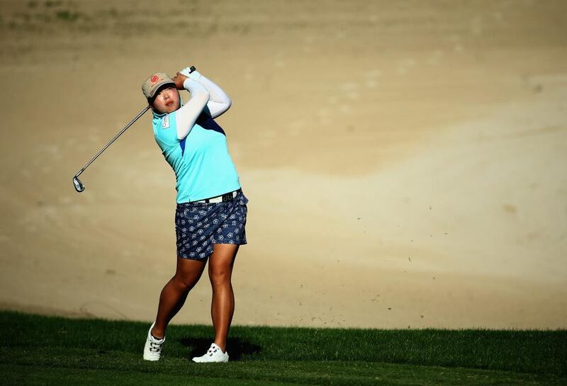 World No 5 Shanshan Feng of China justified being the top-ranked player in the field with a six-under 66 yesterday. Warren Little / Getty Images