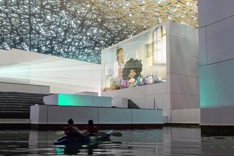 Louvre Abu Dhabi will be showing short film 'Hair Love'. Courtesy Sea Hawk Watersports