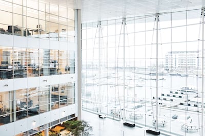Of the six Novo Holdings' offices around the world, the journey along the Oresund strait to the global headquarters just outside Copenhagen is Kutay's favourite. Photo: Novo Holdings