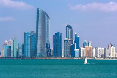 Abu Dhabi, U.A.E., February 12, 2019. Sunny but chilly weather at the Corniche. -- (Probable Big Picture) Watersports enthusiasts enjoy the beautiful weather. Victor Besa/The National Section: NA Reporter: Mustafa AlRawi