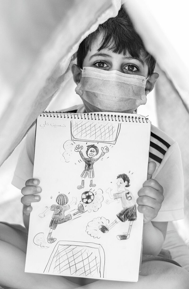 'Wish', by Hanan Rajab from Bahrain, came in second place. It portrays a child’s desire to go outside and play during a time when we’re all self isolating due to the coronavirus pandemic.