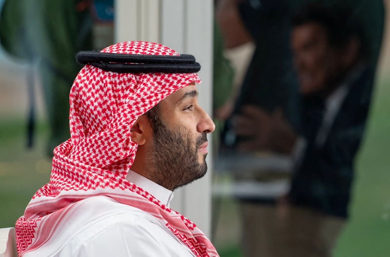 Saudi Arabia's Crown Prince Mohammed bin Salman speaks to Fox News in Neom, Saudi Arabia. SPA / Reuters