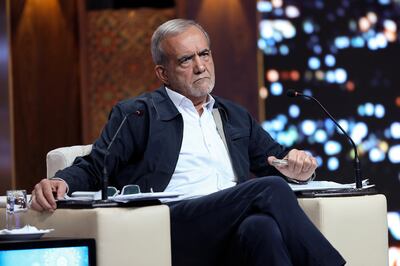 Reformist presidential candidate Masoud Pezeshkian. AP