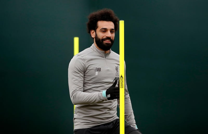 Liverpool's Mohamed Salah. PA