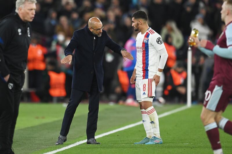 Houssem Aouar - 7. The Frenchman continued to probe and drive at the West Ham defence, but didn’t get too much joy in terms of creating clear cut chances. EPA