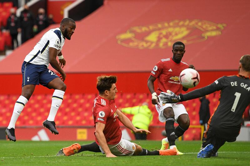 Tanguy Ndombele - 8: Equalised with a poacher's goal and was a colossus at both ends throughout. Without doubt the Frenchman's best performance in a Tottenham shirt. AFP