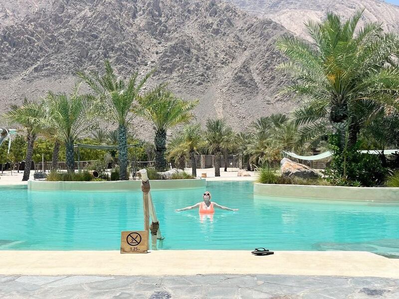 Lindsay Lohan enjoys her babymoon at Six Senses Zighy Bay in Oman