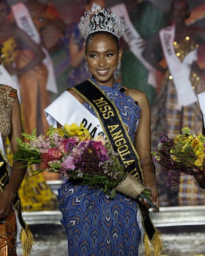 Ana Barbara Coimbra was crowned Miss Universe Angola 2023. Photo: @missangolauniverso / Instagram