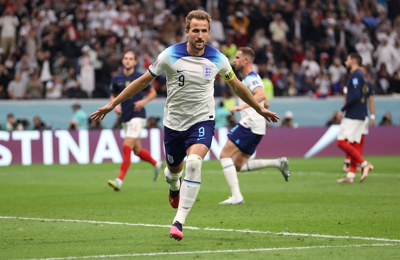 =26) Harry Kane (England) eight goals in 11 games. Getty