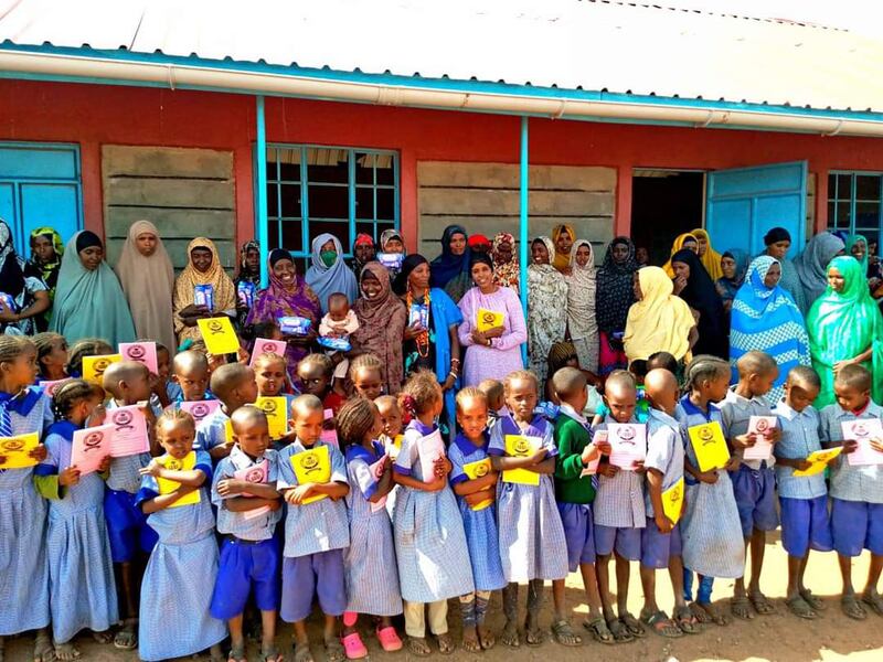 Ms Duba's school in Tuba village in Marsabit County, northern Kenya.