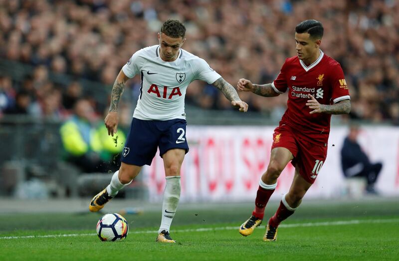 Right-back: Kieran Trippier (Tottenham Hotspur) – Everyone else was overshadowed by Harry Kane but Trippier, like Dele Alli, Son Heung-Min and Christian Eriksen, was also excellent. Matthew Childs / Reuters