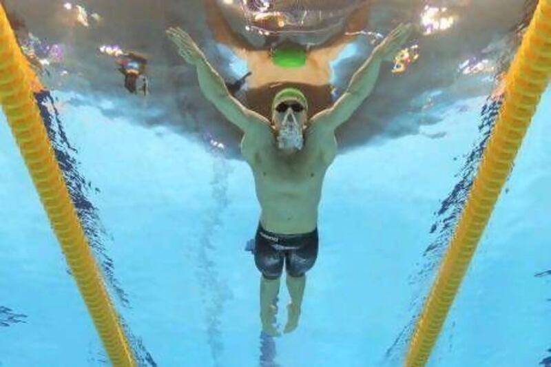 Cameron van der Burgh won the 100m breaststroke race. Adam Pretty / Getty Images