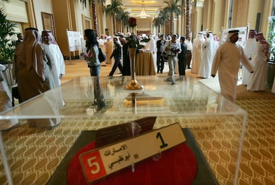  The 2008 auction attracted high-level interest from all over the Arabian Gulf.  AFP