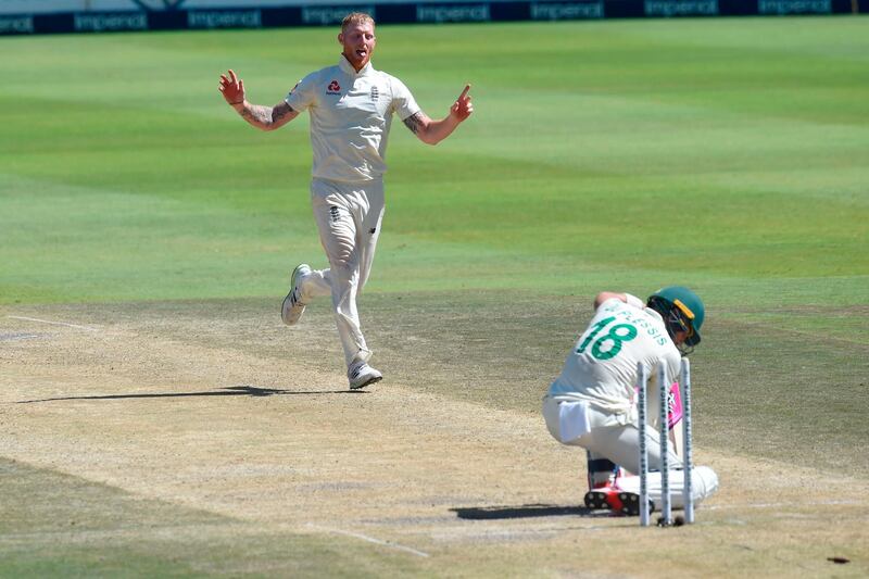 5. Ben Stokes (England): 10 wickets at an average of 22.00. Player of the series made crucial contributions with bat, ball and in the field - and was also fined for swearing at a spectator. His ferocious spell to claim the final three wickets in Cape Town sealed England's 189-run win. AFP