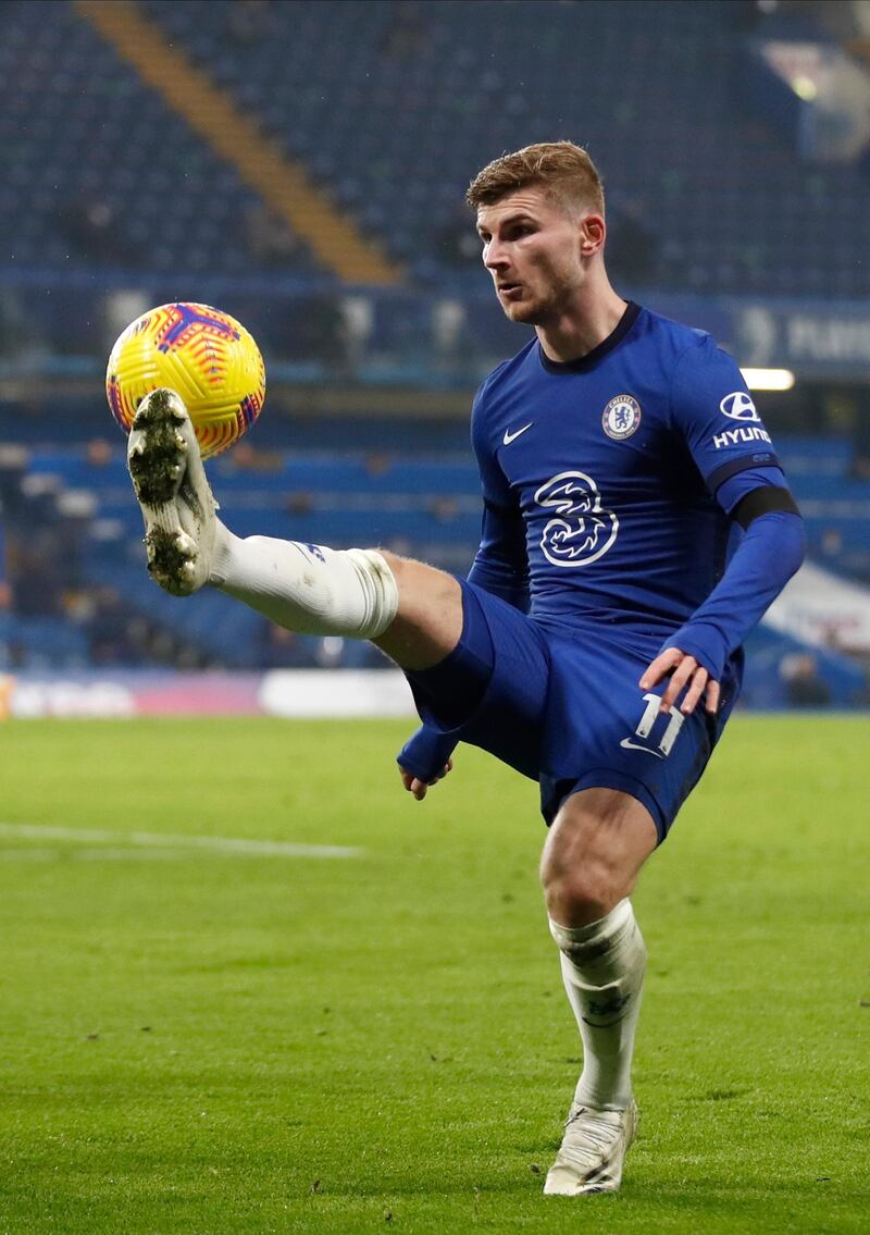 Chelsea's Timo Werner. EPA