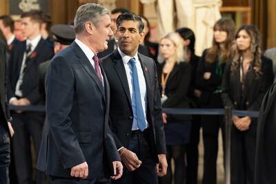 Only the winner matters as Rishi Sunak and Keir Starmer prepare for battle. PA
