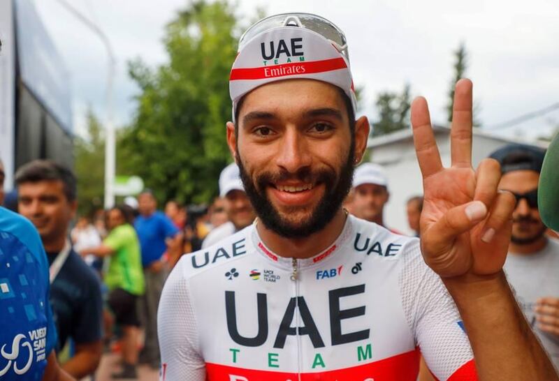 Fernando Gaviria joined UAE Team Emirates ahead of the 2019 season. Courtesy UAE Team Emirates 