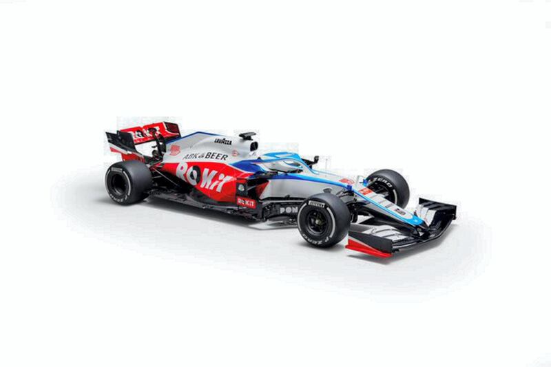 New Williams FW43 car.  courtesy: Rokit Williams Racing Official Twitter account 