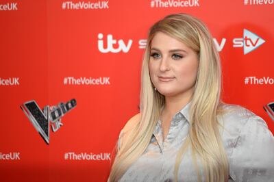 LONDON, ENGLAND - DECEMBER 16: Meghan Trainor attends The Voice UK 2019 photocall at The Soho Hotel on December 16, 2019 in London, England. (Photo by Eamonn M. McCormack/Getty Images)