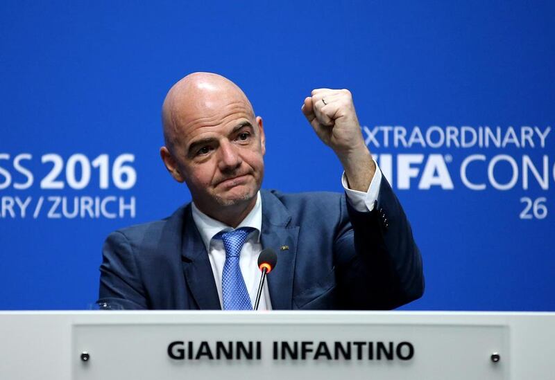 Fifa president Gianni Infantino said last year the Morocco is "“capable, in terms of infrastructure and organisation, of hosting a World Cup”.  Richard Heathcote / Getty Images