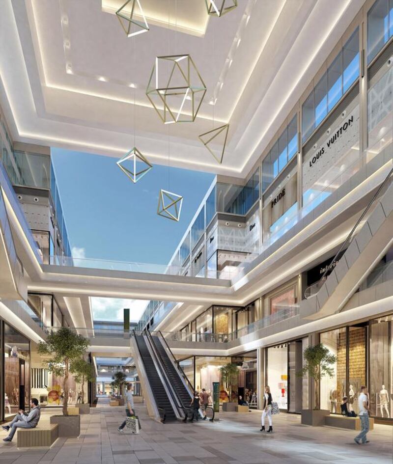 Unec is expected to start work on construction of the mall in the third quarter of this year, with a view to completing it in 2020. Courtesy Nakheel