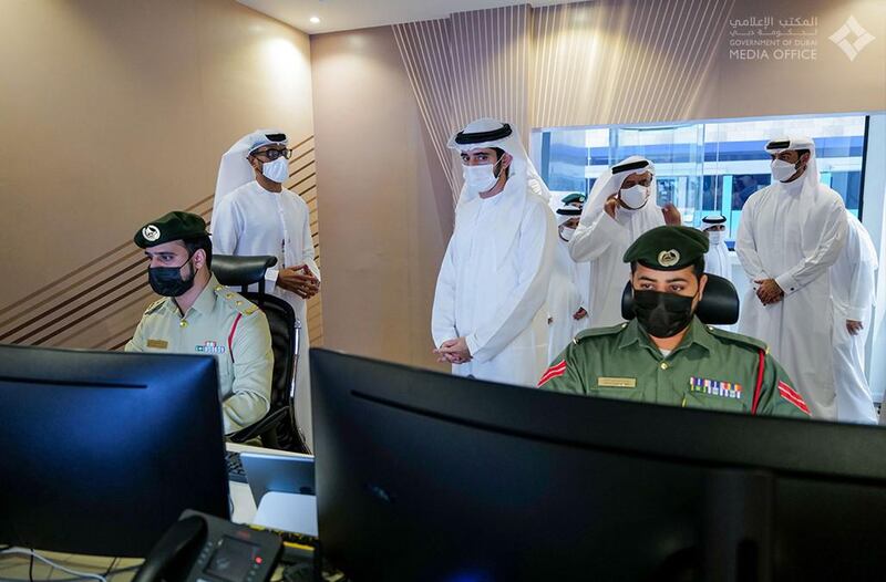 Government of Dubai Media Office – 25 October 2020: Dubai Crown Prince and Chairman of The Executive Council of Dubai Sheikh Hamdan bin Mohammed bin Rashid Al Maktoum inaugurated the Hamdan Smart Station for Simulation and Training. Courtesy Dubai Media Office