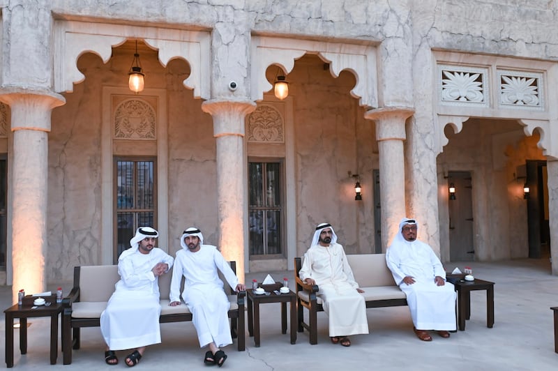 Sheikh Mohammed bin Rashid, Vice President and Ruler of Dubai, received Ramadan well-wishers at the Shindagha majlis in Dubai. All photos by: Wam
