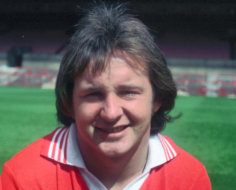 Football - Manchester United Photocall - 79/80 - Old Trafford - 25/7/79 
David McCreery - Manchester United 
Mandatory Credit: Action Images / Sporting Pictures / Lawrence Lustig 
CONTRACT CLIENTS PLEASE NOTE: ADDITIONAL FEES MAY APPLY - PLEASE CONTACT YOUR ACCOUNT MANAGER