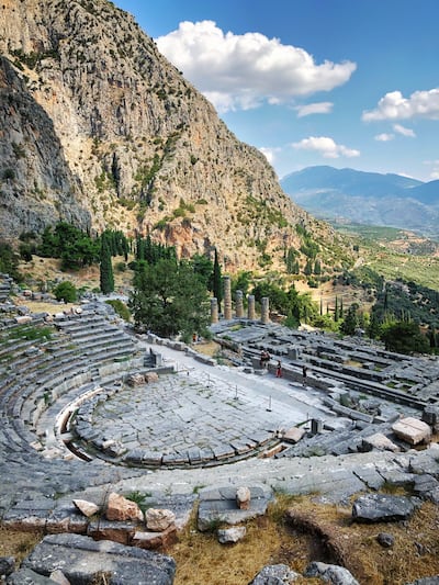 The ancient Greek site of Delphi. Photo: Victor Malyushev