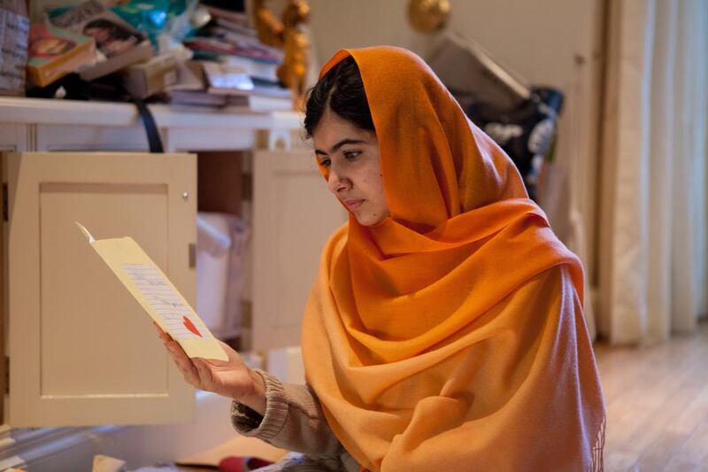 Malala Yousafzai at her home in England. Courtesy Caroline Furneaux