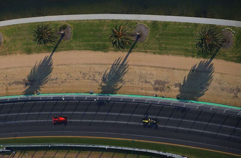 Sebastian Vettel of Germany driving the (5) Scuderia Ferrari SF90 on track during qualifying for the F1 Grand Prix of Australia at Melbourne Grand Prix Circuit in Melbourne, Australia.  Getty Images