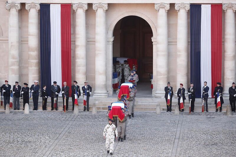 The accident was the worst French military loss in a single day since 1983. EPA