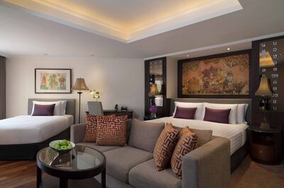 A family suite at Anantara Riverside Bangkok, which is a great spot for parents with young children. Photo: Anantara Hotels, Resorts & Spas