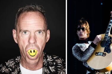 From left: Fatboy Slim and Richard Ashcroft are coming to Dubai to perform at Party In The Park this November. Courtesy Party In The Park