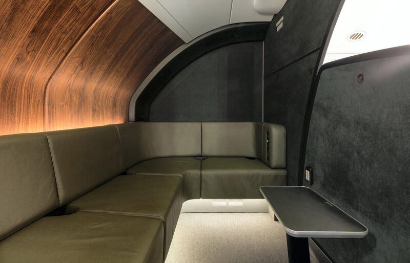 The new onboard lounge, which can seat 10.