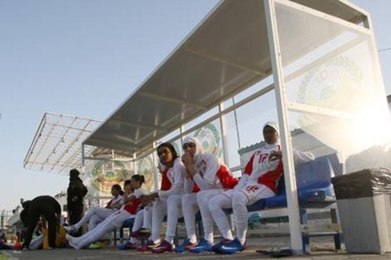 Hassan Ajenoui , the UAE coach, would like to see a women’s league in the country to help give him more players to choose from.