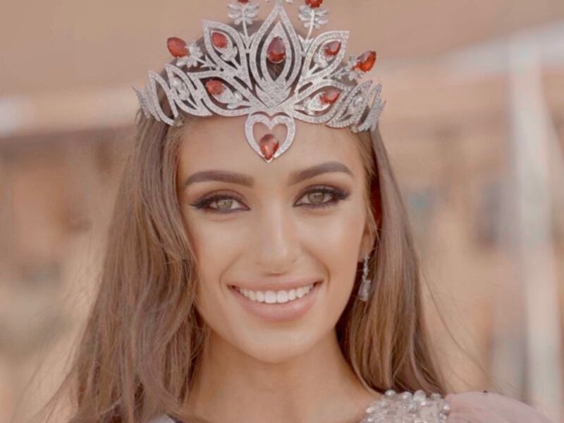 Miss Universe Bahrain 2022, Evlin Khalifa. Photo: Miss Universe Bahrain