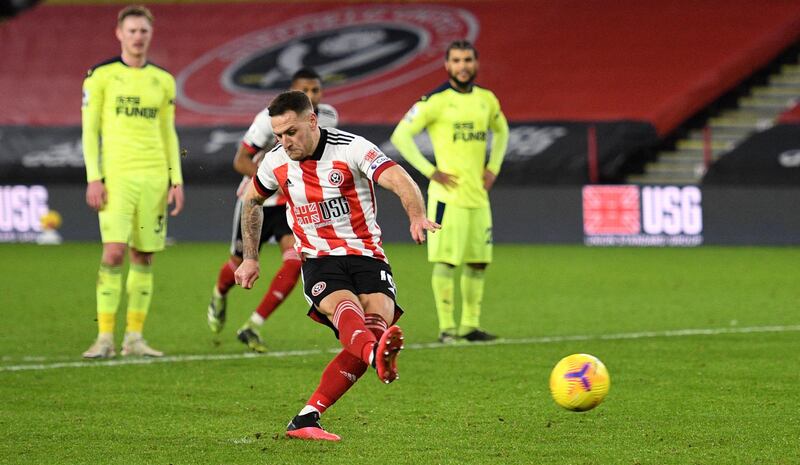 Billy Sharp – (On for Burke 59’) 6: Pressure put on Fernandez resulted in handball and a penalty to Blades that the veteran finished himself, low into the bottom corner. Yellow card for awful tackle on Schar that could have been red. PA