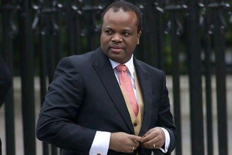 King Mswati III of Swaziland is one of Africa's last absolute monarchs. Ian Jones