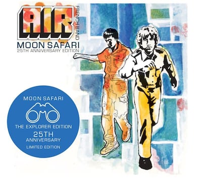Moon Safari's 25th anniversary release features never-before-heard material and an immersive new mix. Photo: Warner Music