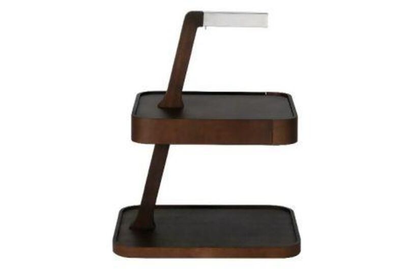 Echoes bedside table with light, Dh9,250 at Roche Bobois, Al Barsha First, Sheikh Zayed Road, Dubai, 04 336 6172.