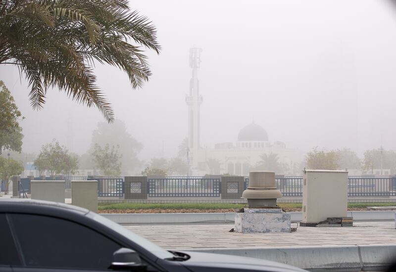 The National Centre of Meteorology said the dusty conditions could continue until early afternoon. 
