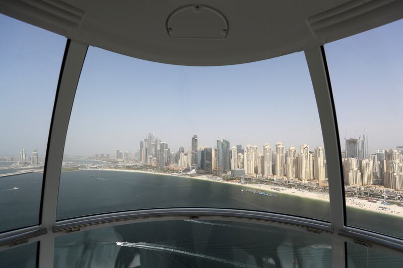 Ain Dubai will open to the public on October 21. Pawan Singh / The National