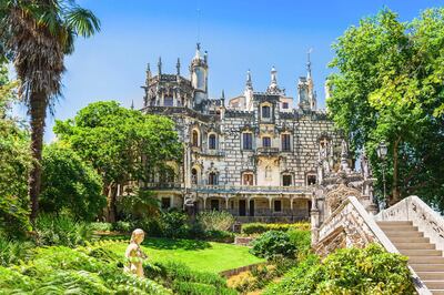 KWHFA2 The Regaleira Palace (Quinta da Regaleira), Sintra, Portugal. Andrey Khrobostov / Alamy Stock Photo