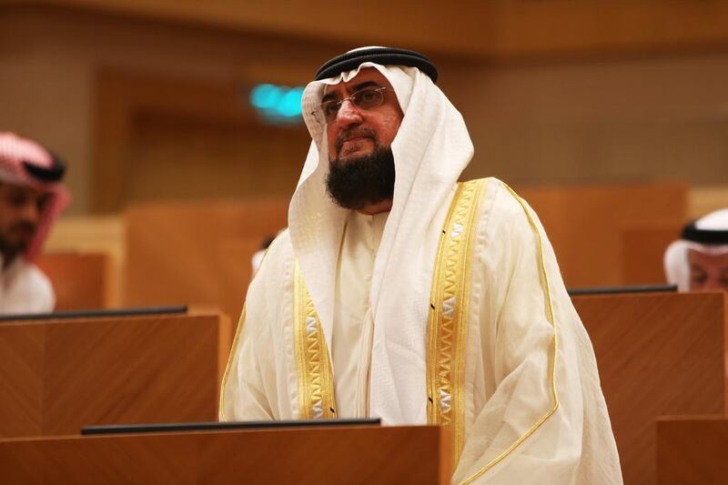 Rashad Bukhash said policies on adopting plans and designs of mosques with Emirati architectural style were approved. Fatima Al Marzooqi / The National 