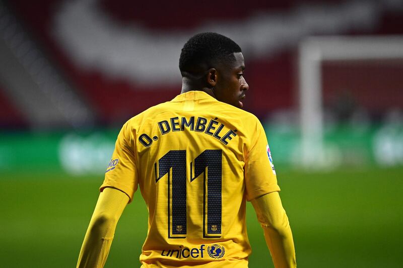 Ousmane Dembele 6 – Had a lot of space on the right hand side but his final ball sometimes let him down. Looked dangerous when he got in behind his man. AFP