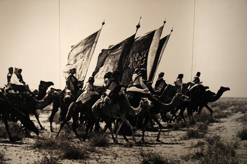 King Abdulaziz's raiders on their way to recapture Riyadh, Saudi Arabia, 1910. Photo: Getty Images
