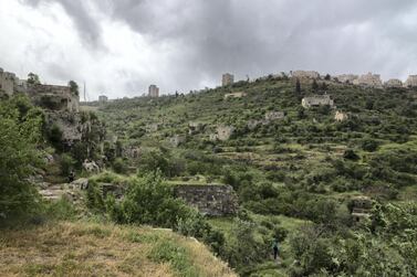 Lifta, one of the last standing Palestinian villages that was depopulated by Israeli forces in 1948, pictured in 2018. William Parry for The National