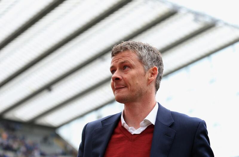 Ole Gunnar Solskjaer, the Cardiff City manager, looks dejected after the defeat, later calling it the worst moment of his managerial career. Matthew Lewis / Getty Images