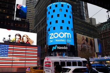 Video-conferencing company Zoom is set to raise $1.75bn through a stock offering in New York. AP